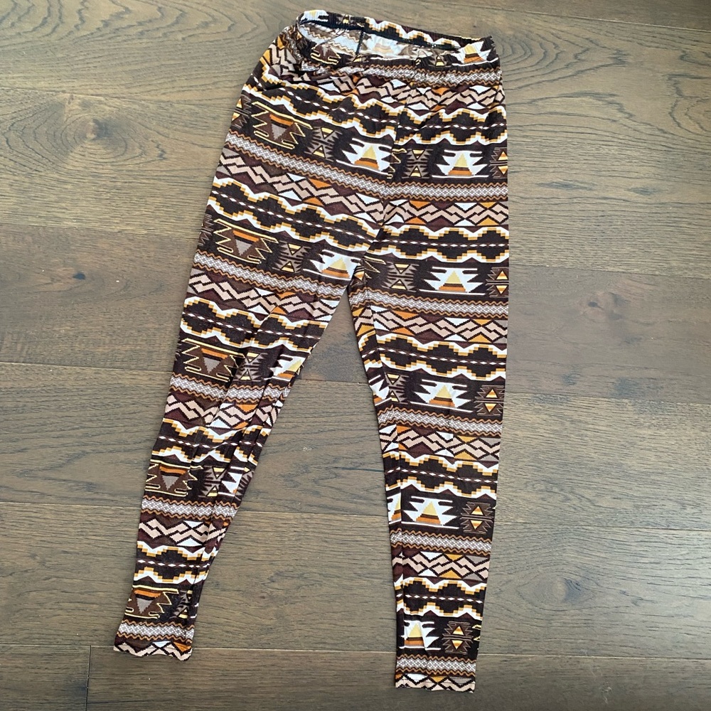 Brown leggings